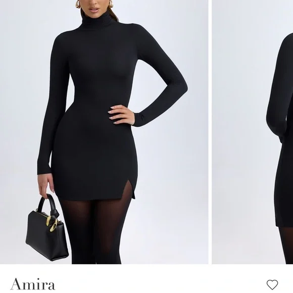 Oh Polly | Dresses | Oh Polly Black Long Sleeve Dress | Poshmark